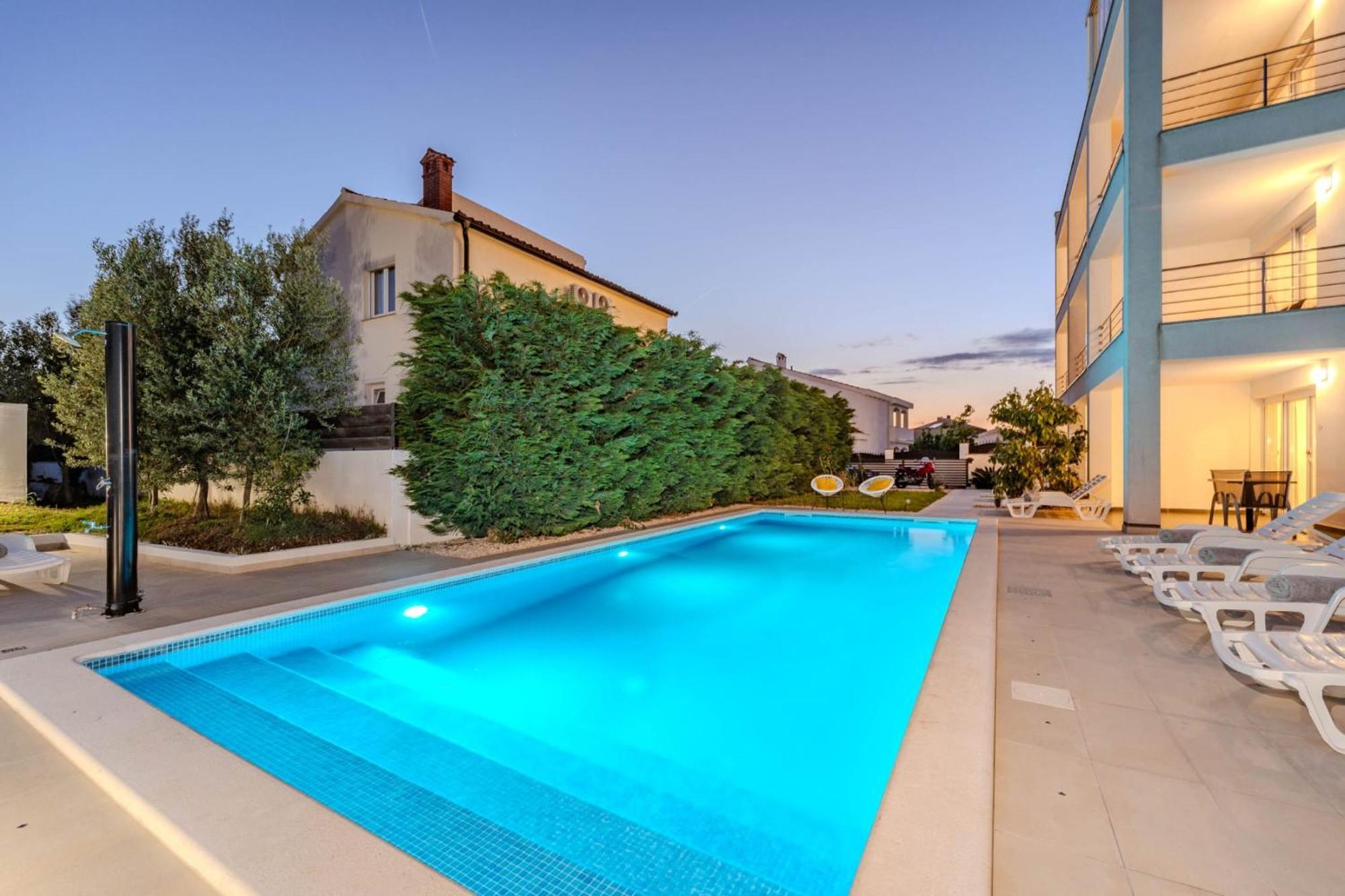 Apartment Deluxe Villa Carlotta Zadar Exterior foto